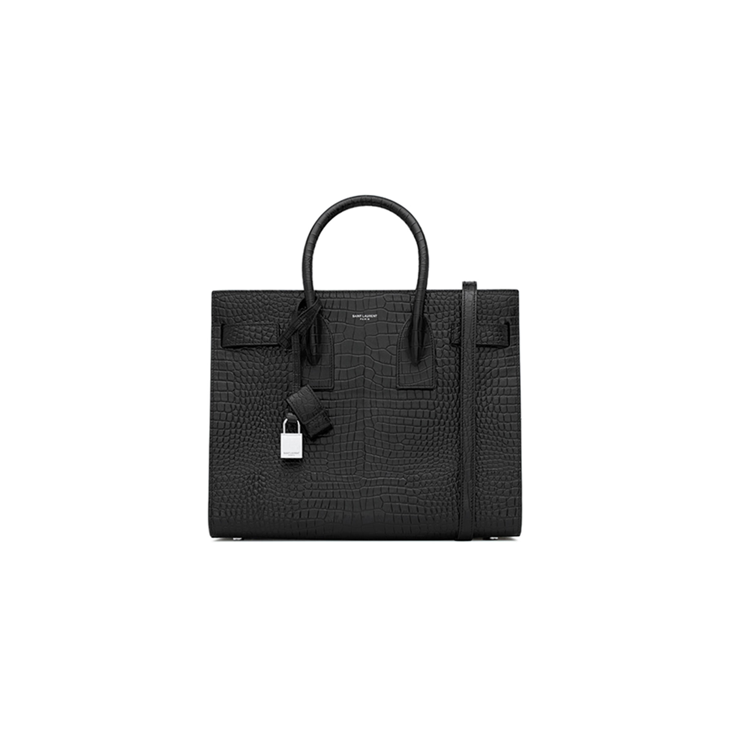 Y51 sac de jour in crocodile-embossed leather small 378299dnd1n1000 (32*25.5*15.5cm)